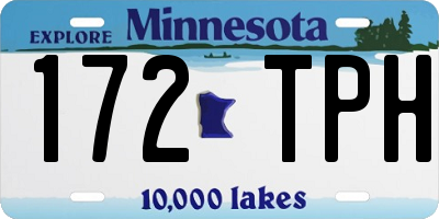 MN license plate 172TPH