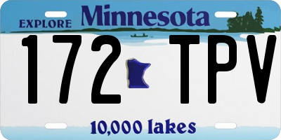 MN license plate 172TPV