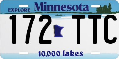 MN license plate 172TTC