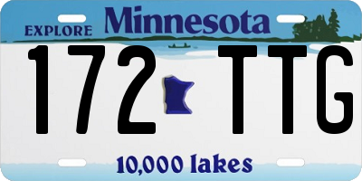 MN license plate 172TTG