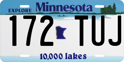 MN license plate 172TUJ
