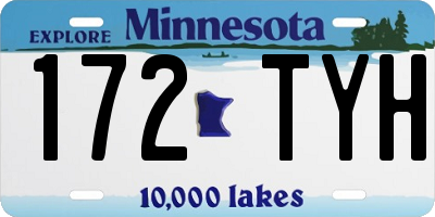 MN license plate 172TYH
