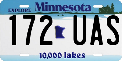 MN license plate 172UAS