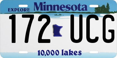 MN license plate 172UCG