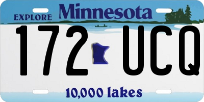 MN license plate 172UCQ