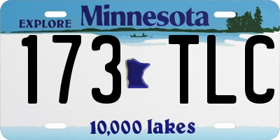 MN license plate 173TLC