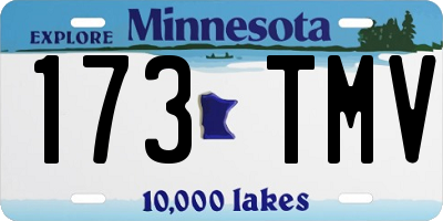MN license plate 173TMV
