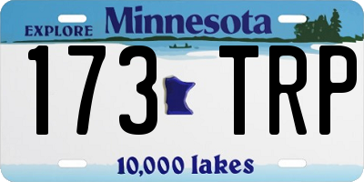 MN license plate 173TRP