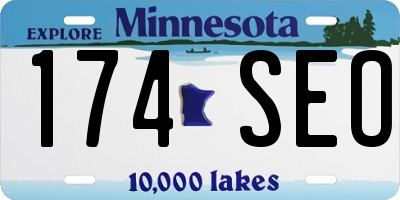 MN license plate 174SEO