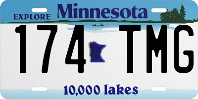 MN license plate 174TMG