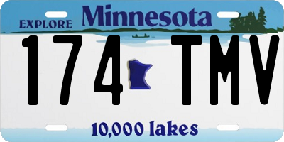 MN license plate 174TMV
