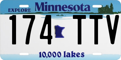 MN license plate 174TTV