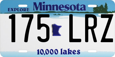 MN license plate 175LRZ