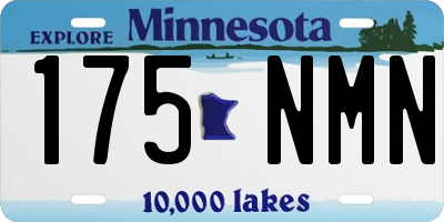 MN license plate 175NMN