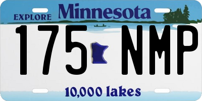 MN license plate 175NMP