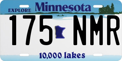 MN license plate 175NMR