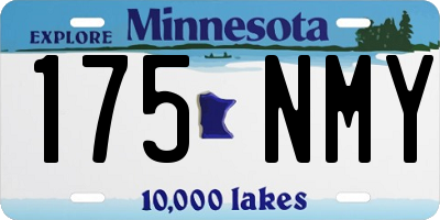 MN license plate 175NMY