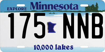 MN license plate 175NNB