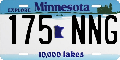 MN license plate 175NNG