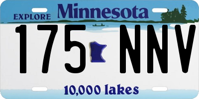 MN license plate 175NNV