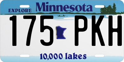 MN license plate 175PKH
