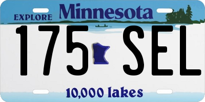 MN license plate 175SEL
