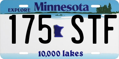 MN license plate 175STF