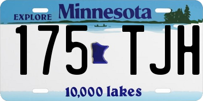 MN license plate 175TJH