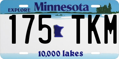 MN license plate 175TKM