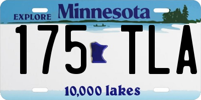 MN license plate 175TLA