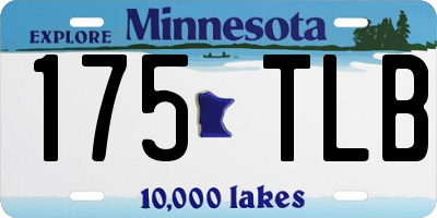 MN license plate 175TLB