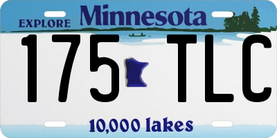 MN license plate 175TLC