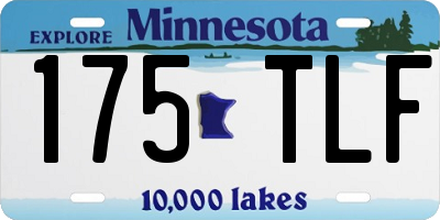 MN license plate 175TLF