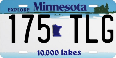 MN license plate 175TLG