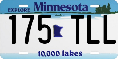 MN license plate 175TLL