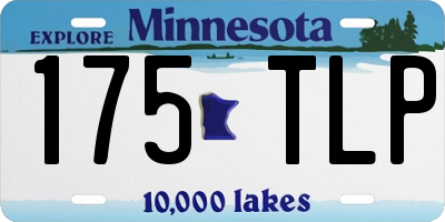 MN license plate 175TLP