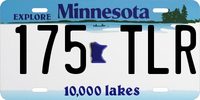 MN license plate 175TLR