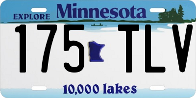 MN license plate 175TLV