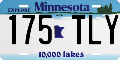 MN license plate 175TLY