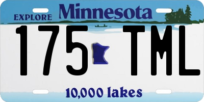 MN license plate 175TML