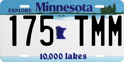 MN license plate 175TMM