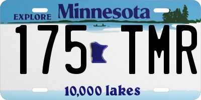 MN license plate 175TMR