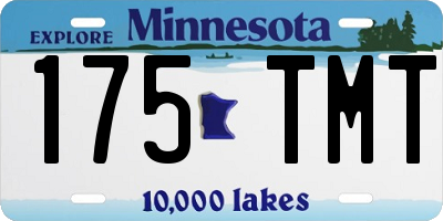 MN license plate 175TMT