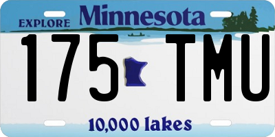 MN license plate 175TMU