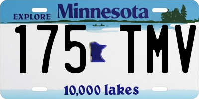 MN license plate 175TMV