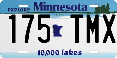 MN license plate 175TMX