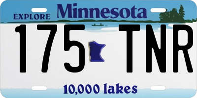 MN license plate 175TNR