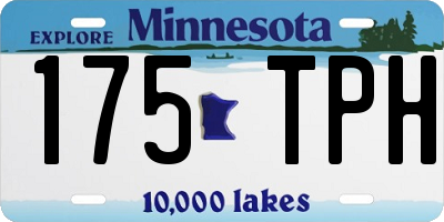 MN license plate 175TPH