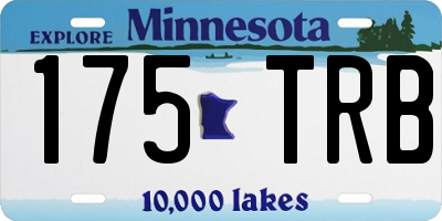 MN license plate 175TRB