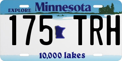 MN license plate 175TRH